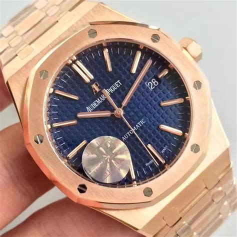 audemars piguet rose gold replica|Audemars Piguet gold watch price.